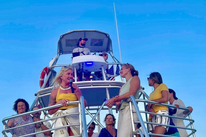 Bachelorette things to do Pensacola Beach Frisky Boat Tours