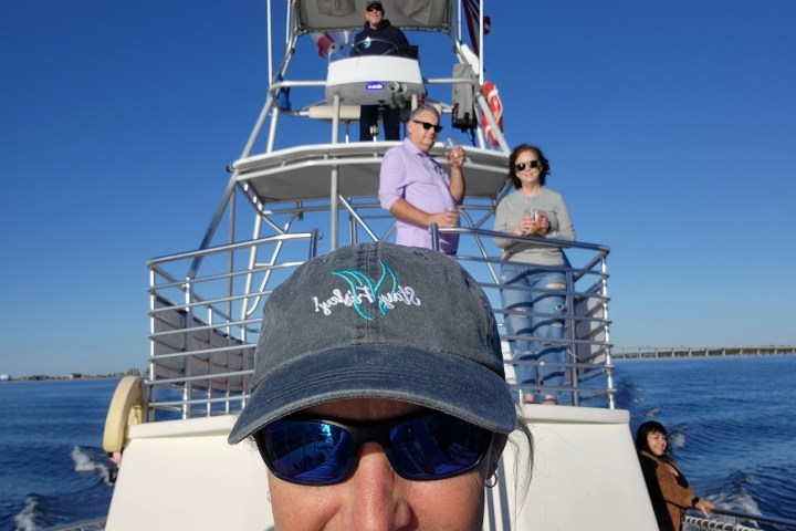 a man in a boat on a body of water