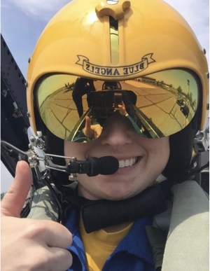 Higgins takes flight as first blue Angel pilot of Fat Albert, C-130
