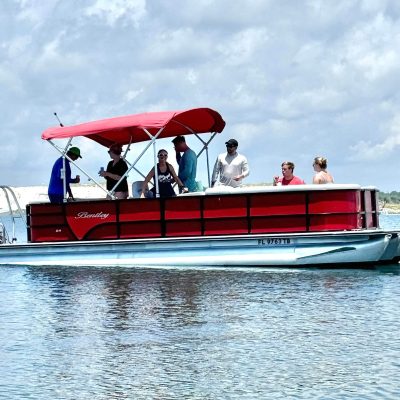 pontoon boat rentals near sand island