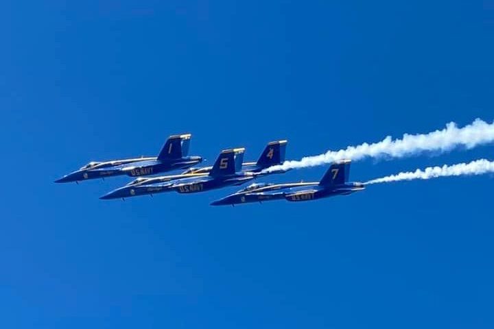Blue Angels over NAS