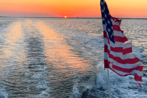One of the best things to do in pensacola florida is a dolphin cruise at sunset.