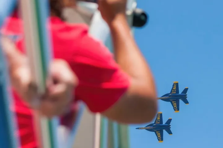 Blue Angel practice schedule