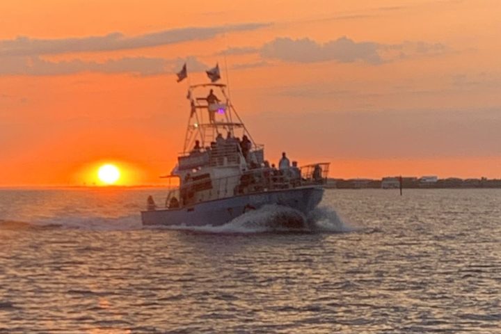 A sunset on the Santa Rosa sound
