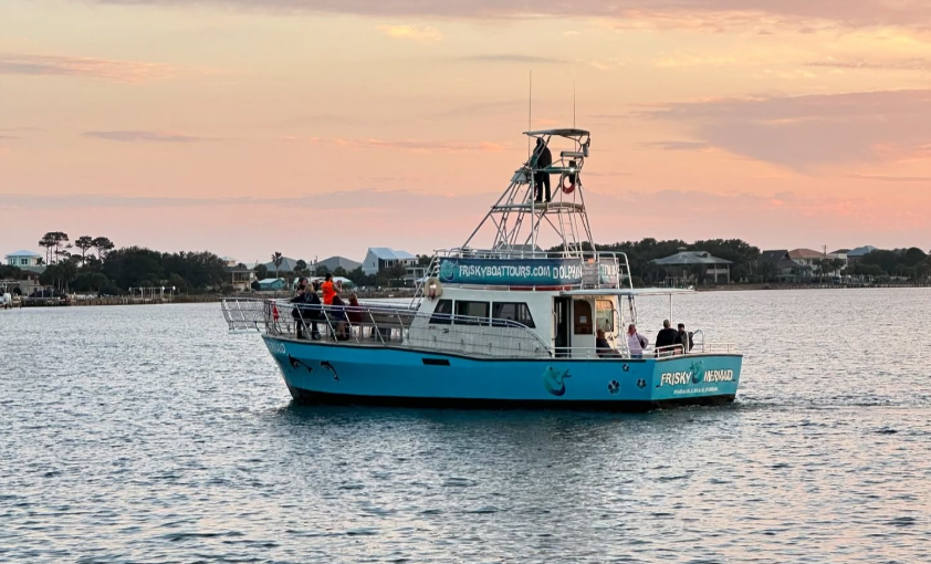 Frisky Mermaid Sunset Dolphin Cruise in Pensacola Beach, FL