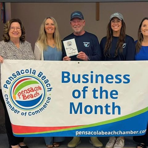 Frisky Mermaid wins 'Business of the Month' at the Pensacola Beach Chamber